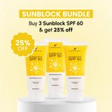 Bundle of 3 Sunblock