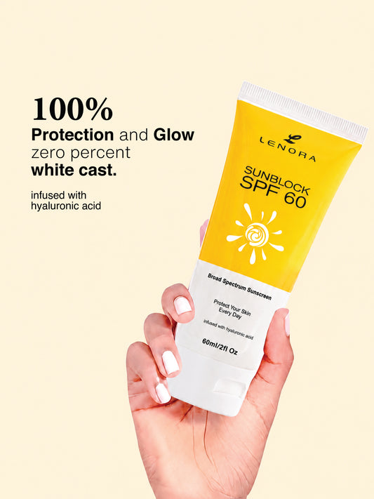 Sunblock SPF 60 with Hyaluronic Acid
